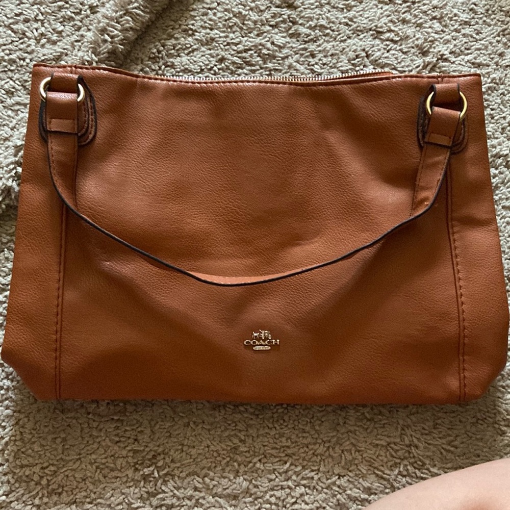 Coach Tan large shoulder bag